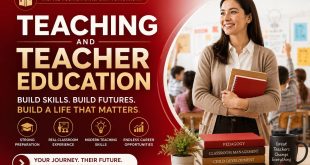 Teacher education students participating in classroom training and professional teaching preparation.