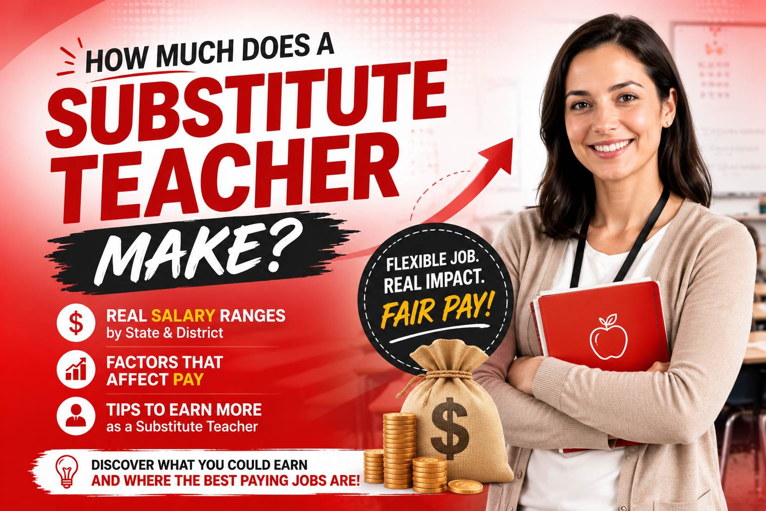 How Much Does A Substitute Teacher Make