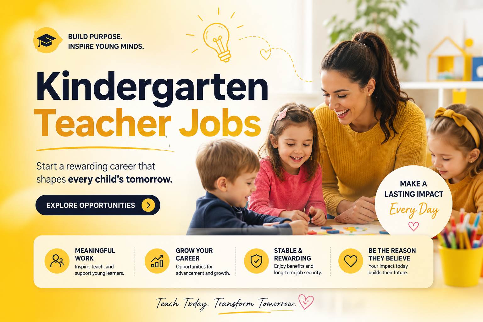Kindergarten Teacher Jobs