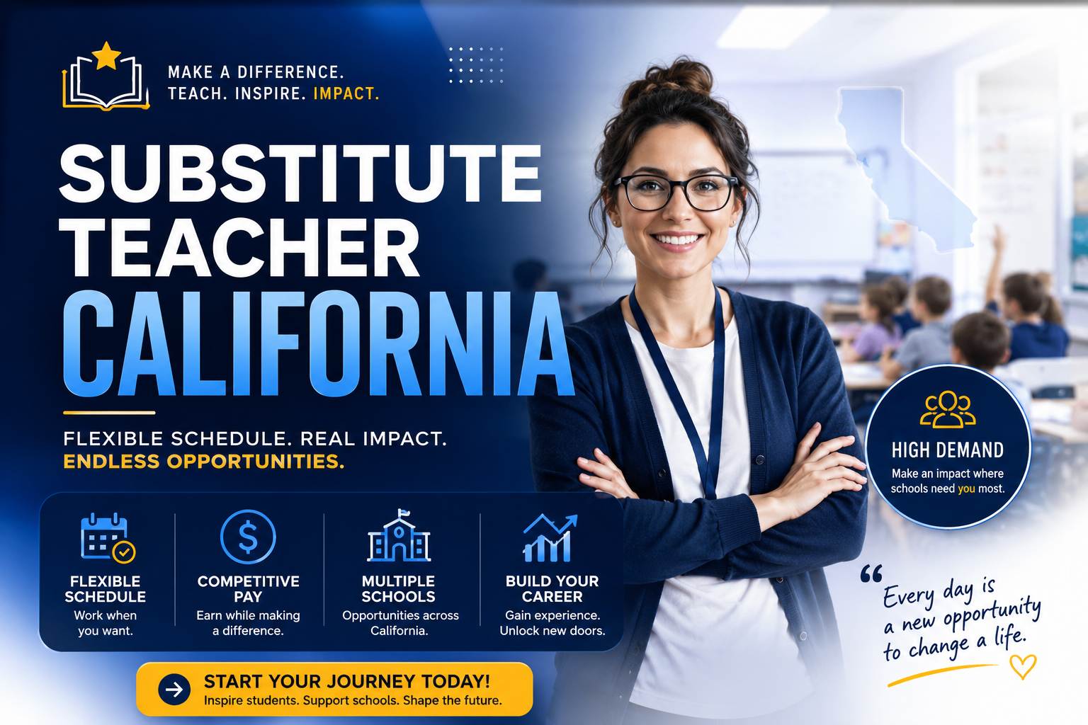 Substitute Teacher California