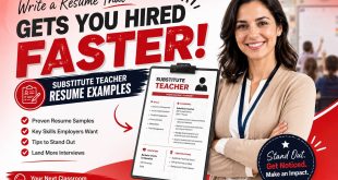 Substitute Teacher Resume Examples