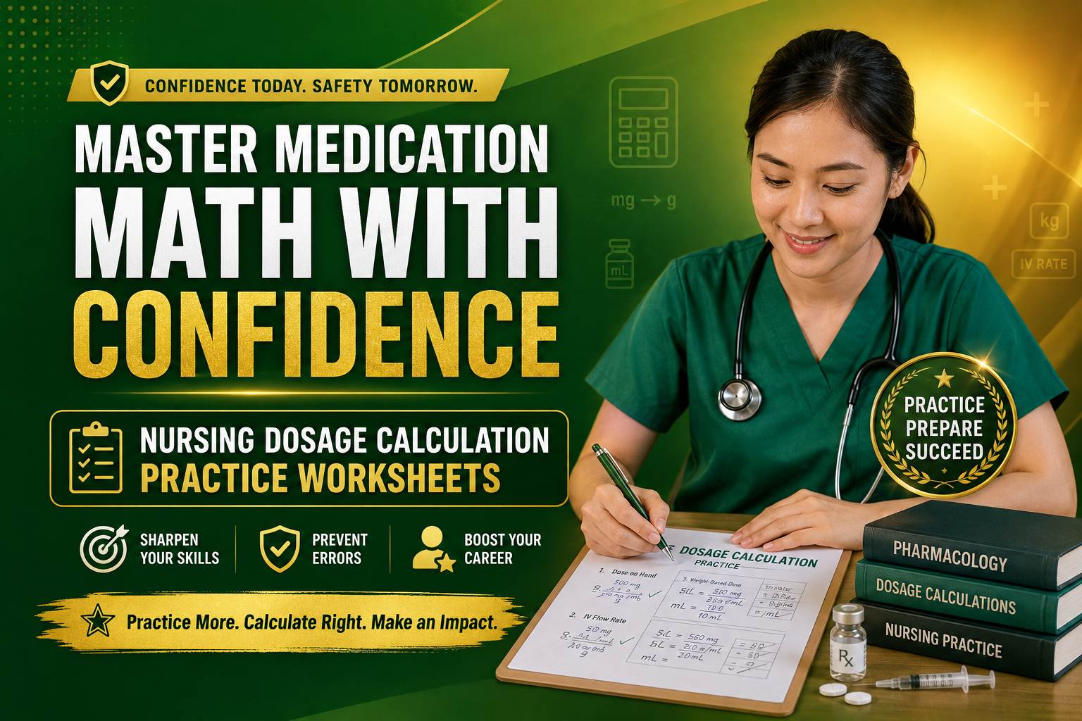 Nursing Dosage Calculation Practice Worksheets