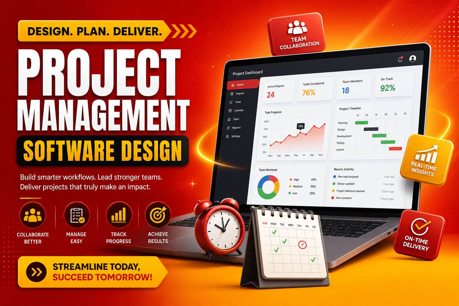 Project Management Software Design