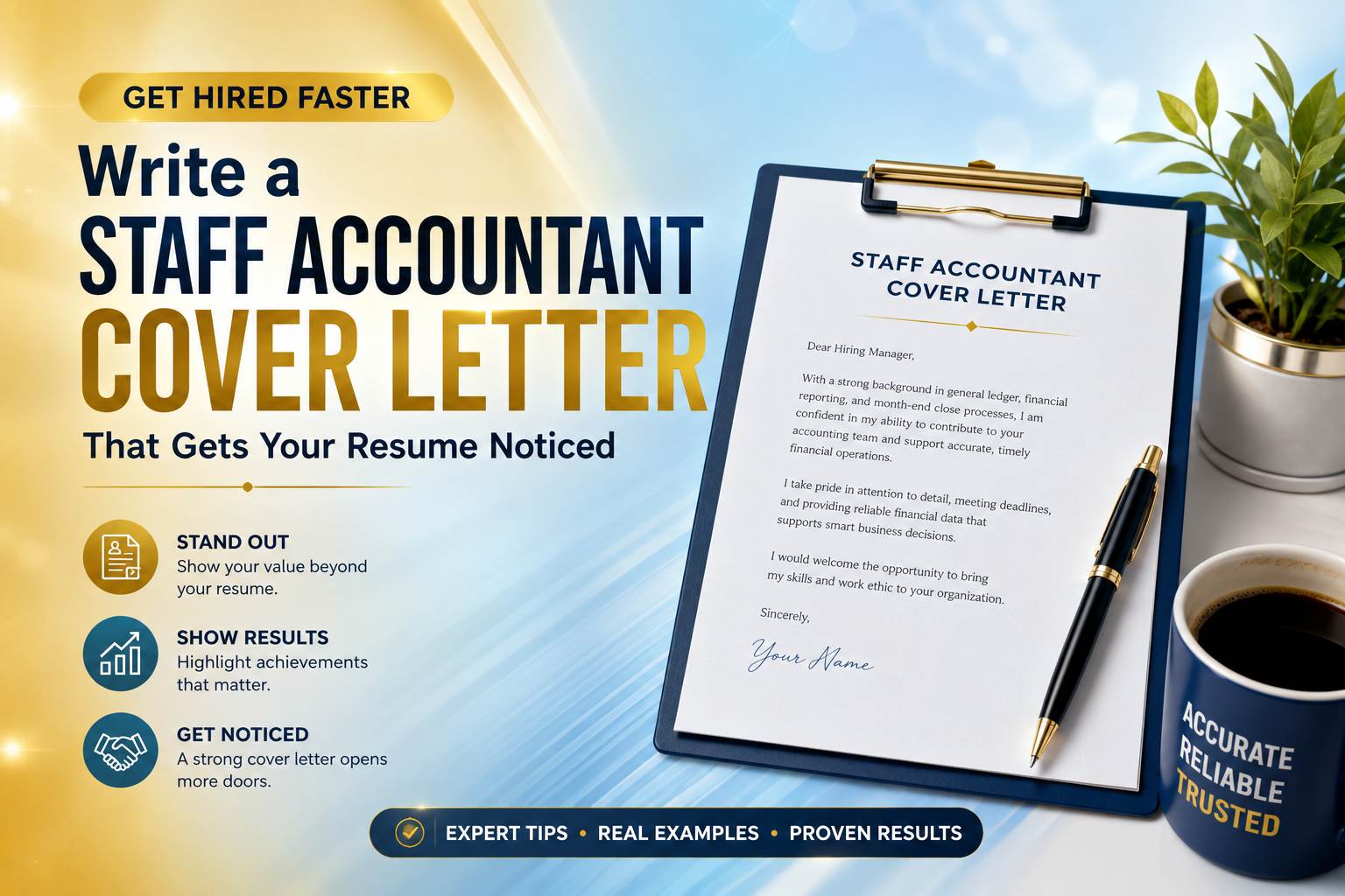 Staff Accountant Cover Letter