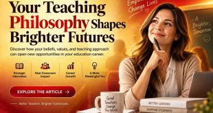 Teacher's Philosophy Of Education