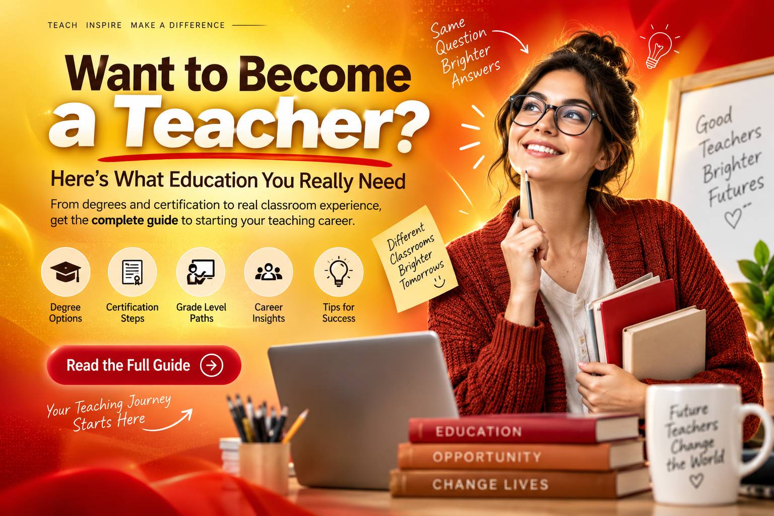 What Education Is Needed To Become A Teacher