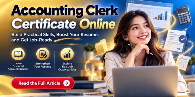 Accounting Clerk Certificate Online